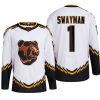 Jeremy Swayman Boston Bruins White Reverse Retro Premium Jersey
