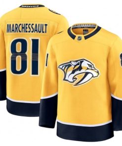 Jonathan Marchessault Nashville Predators Home Premium Jersey - Yellow