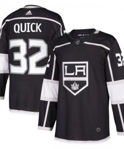 Jonathan Quick Los Angeles Kings adidas Authentic Player Jersey - Black