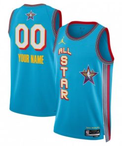Jordan Brand Unisex Light Blue 2025 NBA All-Star Game Swingman Custom Jersey