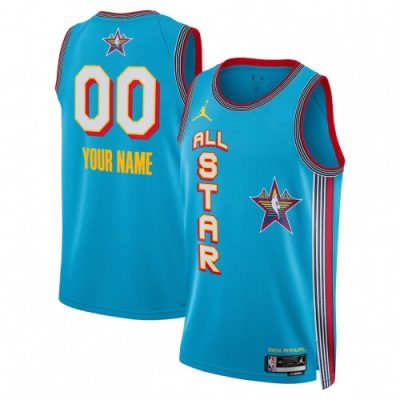 Jordan Brand Unisex Light Blue 2025 NBA All-Star Game Swingman Custom Jersey