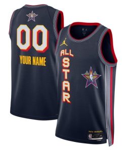 Jordan Brand Unisex Navy 2025 NBA All-Star Game Swingman Custom Jersey