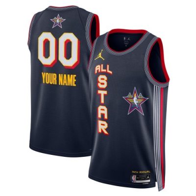Jordan Brand Unisex Navy 2025 NBA All-Star Game Swingman Custom Jersey