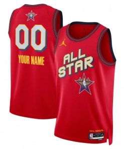 Jordan Brand Unisex Red 2025 NBA All-Star Game Swingman Custom Jersey