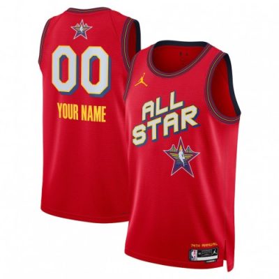 Jordan Brand Unisex Red 2025 NBA All-Star Game Swingman Custom Jersey
