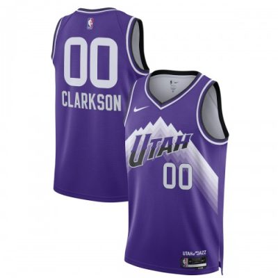 Jordan Clarkson Utah Jazz Nike Unisex Swingman Jersey - Purple - Hardwood Classics