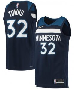 Karl-Anthony Towns Minnesota Timberwolves Nike Diamond Swingman Jersey  - Navy
