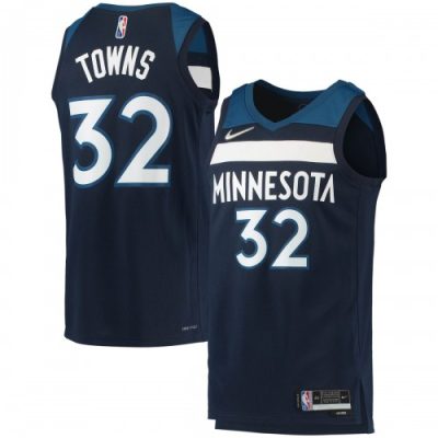 Karl-Anthony Towns Minnesota Timberwolves Nike Diamond Swingman Jersey - Navy