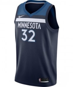 Karl-Anthony Towns Minnesota Timberwolves Nike Swingman Jersey Navy