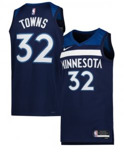 Karl-Anthony Towns Minnesota Timberwolves Nike Unisex Swingman Jersey  - Navy