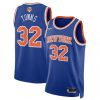 Karl-Anthony Towns New York Knicks Nike Blue 2026 NBA Finals Patch Swingman Jersey