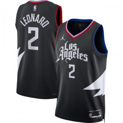Kawhi Leonard LA Clippers Jordan Brand Statement Edition Swingman Jersey - Black