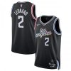 Kawhi Leonard LA Clippers Nike Unisex Swingman Jersey - Hardwood Classics - Black