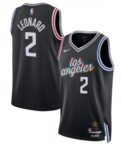 Kawhi Leonard LA Clippers Nike Unisex Swingman Jersey - Hardwood Classics - Black