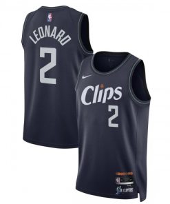 Kawhi Leonard LA Clippers Nike Unisex Swingman Jersey - Navy - Hardwood Classics
