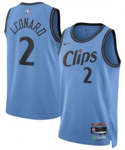 Kawhi Leonard LA Clippers Nike Unisex Swingman Player Jersey - Hardwood Classics - Light Blue