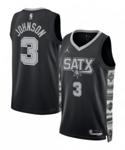 Keldon Johnson San Antonio Spurs Jordan Brand Unisex Swingman Jersey - Statement Edition - Black