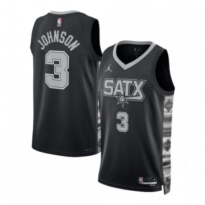 Keldon Johnson San Antonio Spurs Jordan Brand Unisex Swingman Jersey - Statement Edition - Black