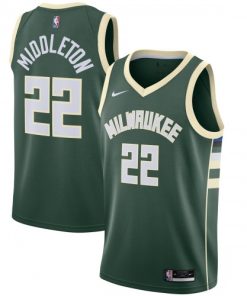 Khris Middleton Milwaukee Bucks Nike Swingman Jersey Hunter Green