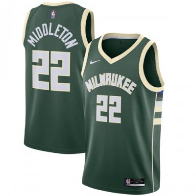 Khris Middleton Milwaukee Bucks Nike Swingman Jersey Hunter Green