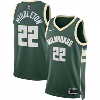 Khris Middleton Milwaukee Bucks Nike Unisex Swingman Jersey - Hunter Green