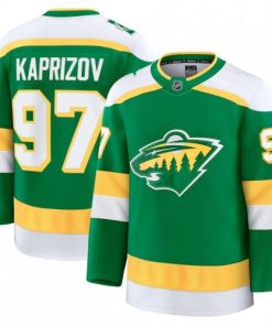 Kirill Kaprizov Men's Minnesota Wild Green Alternate Premium Jersey