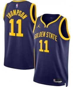 Klay Thompson Golden State Warriors Jordan Brand Statement Edition Swingman Jersey - Navy
