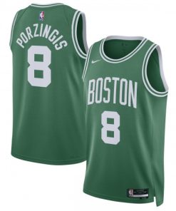 Kristaps Porzingis Boston Celtics Nike Unisex Swingman Jersey  - Kelly Green