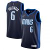 Kristaps Porzingis Dallas Mavericks Nike Swingman Player Jersey Navy - Earned Edition
