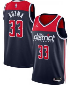 Kyle Kuzma Washington Wizards Jordan Brand Statement Edition Swingman Jersey - Navy