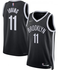 Kyrie Irving Brooklyn Nets Nike Diamond Swingman Jersey  - Black