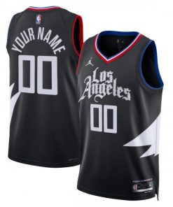 LA Clippers Jordan Brand Unisex Swingman Custom Jersey - Statement Edition - Black