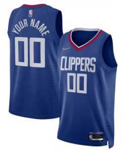 LA Clippers Nike Diamond Swingman Custom Jersey  - Royal