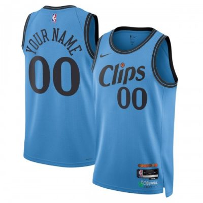 LA Clippers Nike Unisex Custom Swingman Jersey - Hardwood Classics - Light Blue