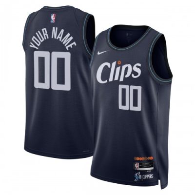 LA Clippers Nike Unisex Custom Swingman Jersey - Navy - Hardwood Classics