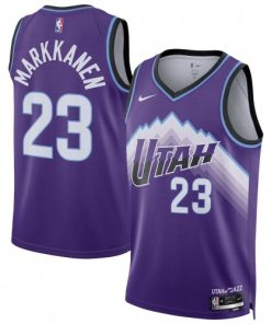 Lauri Markkanen Utah Jazz Nike Unisex Purple Swingman Jersey