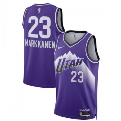 Lauri Markkanen Utah Jazz Nike Unisex Swingman Jersey - Purple - Hardwood Classics