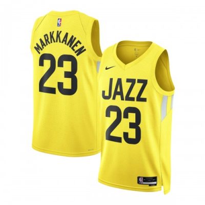 Lauri Markkanen Utah Jazz Nike Unisex Swingman Jersey - Gold