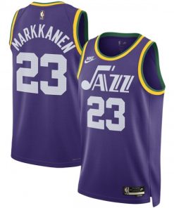 Lauri Markkanen Utah Jazz Nike Unisex Swingman Replica Jersey - Classic Edition - Purple