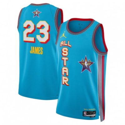LeBron James Jordan Brand Unisex Light Blue 2025 NBA All-Star Game Swingman Player Jersey