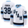 Liam O'Brien Men's Utah Mammoth White Away Premium Player Jersey