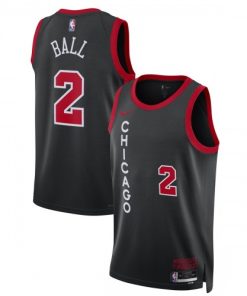 Lonzo Ball Chicago Bulls Nike Unisex Swingman Jersey - Black - Hardwood Classics