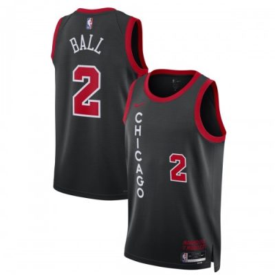 Lonzo Ball Chicago Bulls Nike Unisex Swingman Jersey Black
