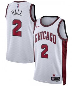 Lonzo Ball Chicago Bulls Nike Unisex Swingman Jersey - Hardwood Classics - White