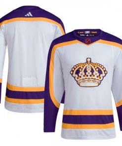 Los Angeles Kings adidas Reverse Retro 2.0 Authentic Blank Jersey - White