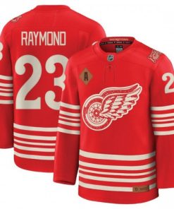 Lucas Raymond Detroit Red Wings Centennial Premium Replica Jersey - Red