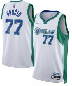 Luka Doncic Dallas Mavericks Nike Swingman Jersey - Hardwood Classics - White