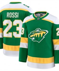 Marco Rossi Men's Minnesota Wild Green Alternate Premium Jersey