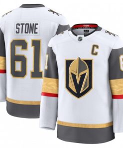 Mark Stone Men's Vegas Golden Knights White Away Premium Jersey
