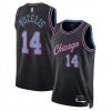 Matas Buzelis Chicago Bulls Nike Unisex 2025/26 Hardwood Classics Black Swingman Jersey